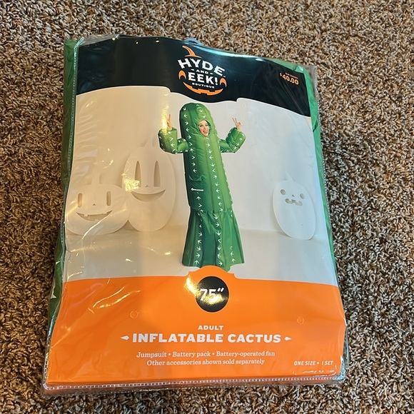 Hyde and Eek - adult inflatable cactus costume.  Never worn. - Picture 1 of 6